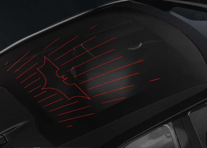 Mahindra BE 6 Batman Edition in satin black, featuring Alchemy Gold accents, Batman decals, and unique Dark Knight Trilogy emblems