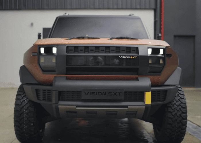 Mahindra's NU_IQ Vision SXT front grill