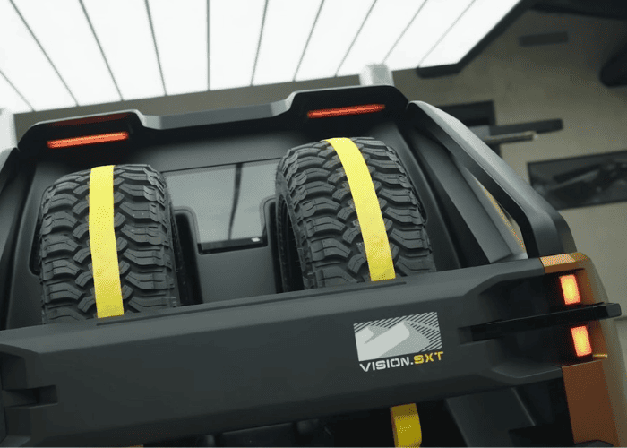 Mahindra's NU_IQ Vision SXT rear view