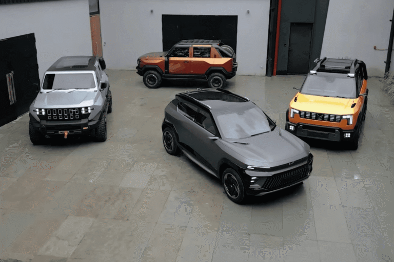 Mahindra's NU_IQ Vision X, Vision S, Vision T, Vision SXT