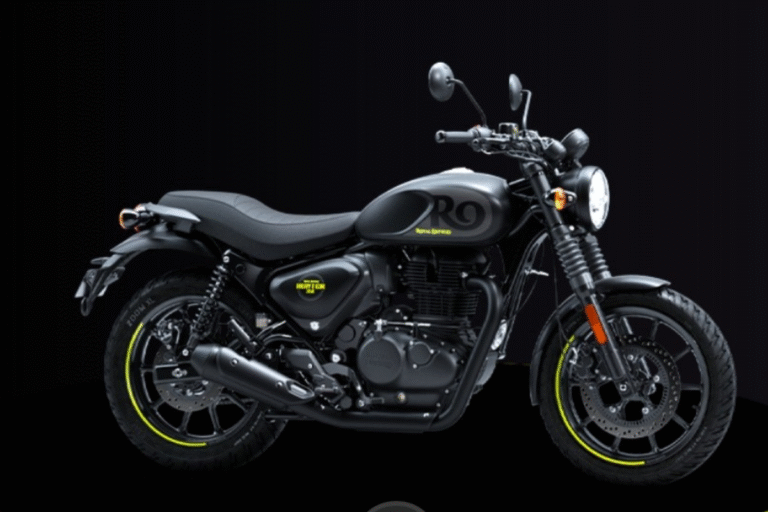 Royal Enfield Hunter 350 Graphite Grey side profile