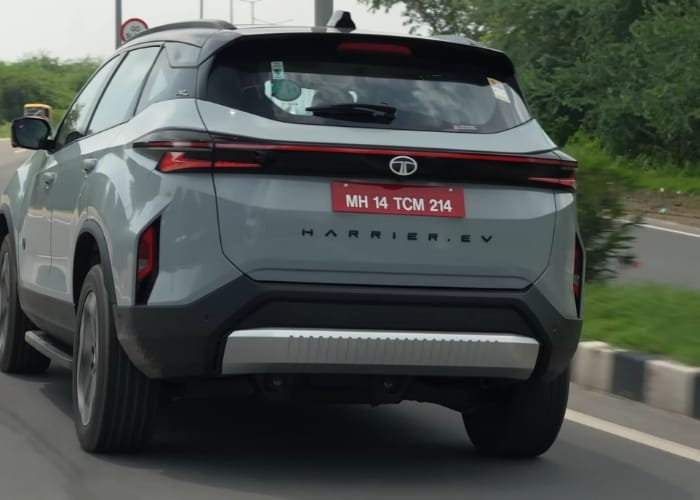 Tata Harrier EV 2025 official launch event in India with showcase model
