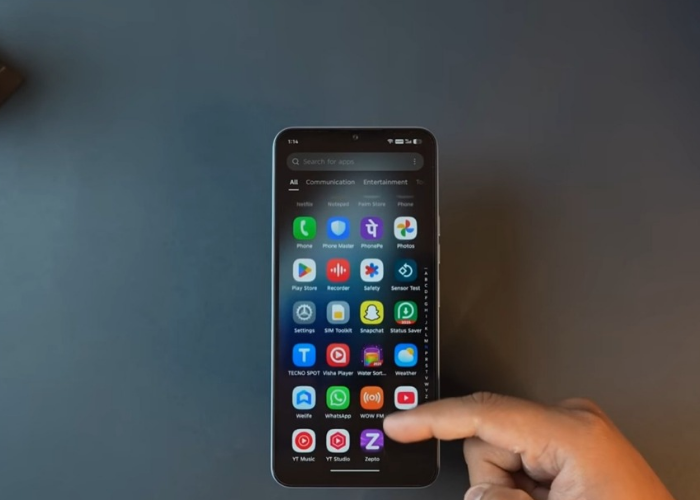 tecno-spark-go-pro-5g-front-view-black