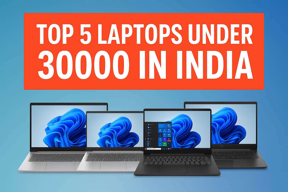 top 5 laptops under 30,000 in India