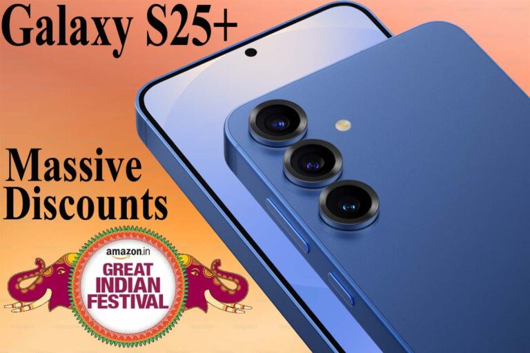 Samsung Galaxy S25+ in multiple colors during Amazon Great Indian Festival Sale 2025 with massive price cut