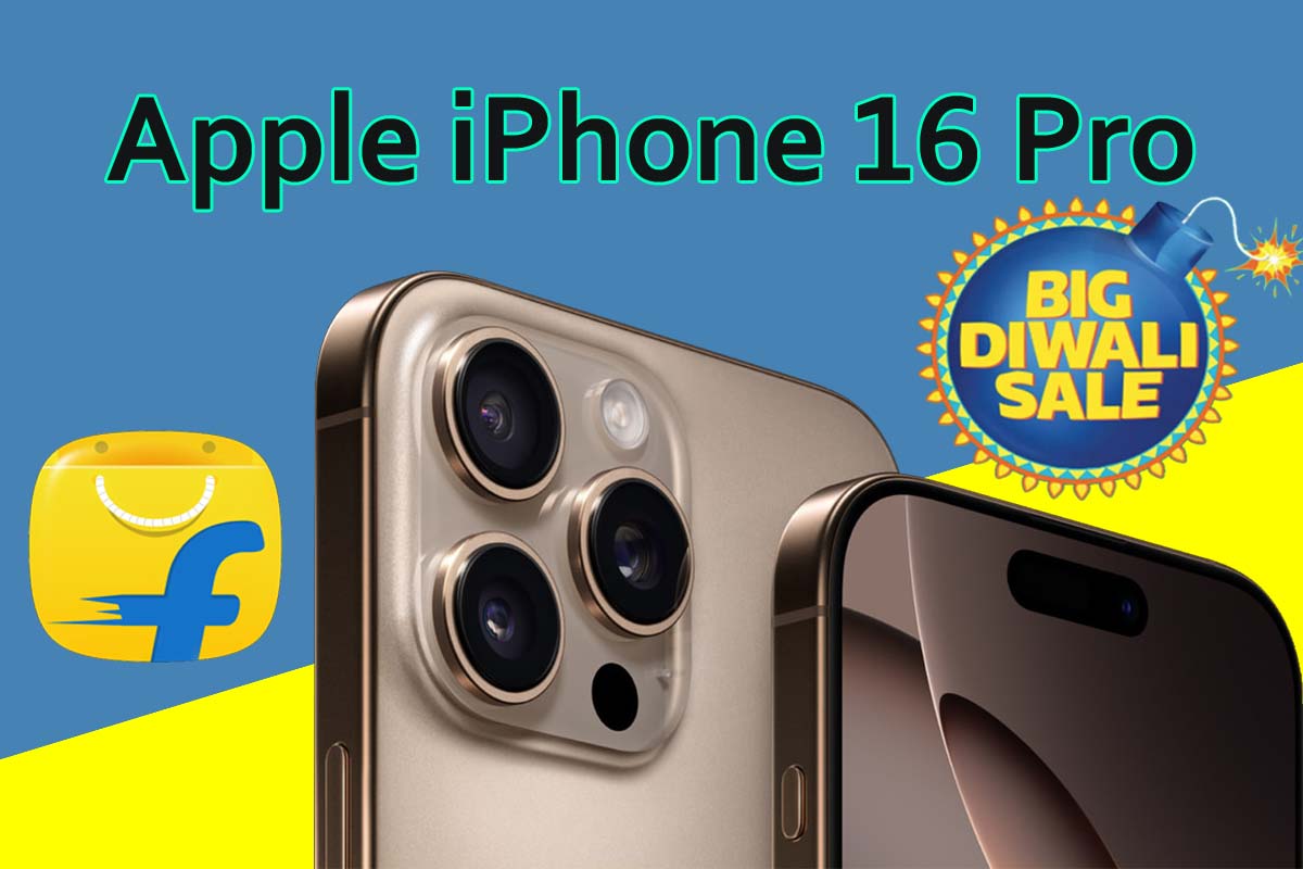 Apple iPhone 16 Pro price drop during Flipkart Big Bang Diwali Sale with festive discount and offers