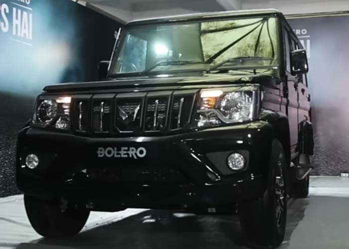 Interior dashboard view of the new Mahindra Bolero 2025