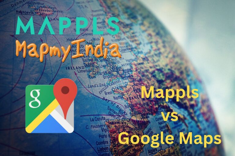 Mappls navigation app interface by MapmyIndia showcasing Made-in-India digital mapping technology endorsed by IT Minister Ashwini Vaishnaw