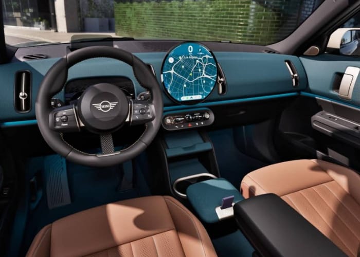 New Mini Cooper 2025 front look and headlights