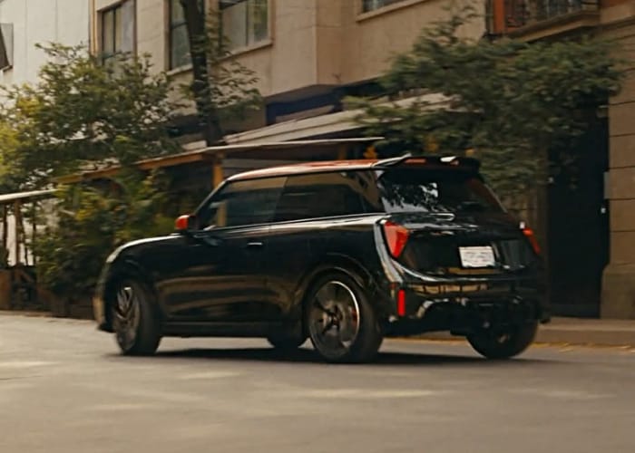 All-Electric Mini Countryman charging at EV station