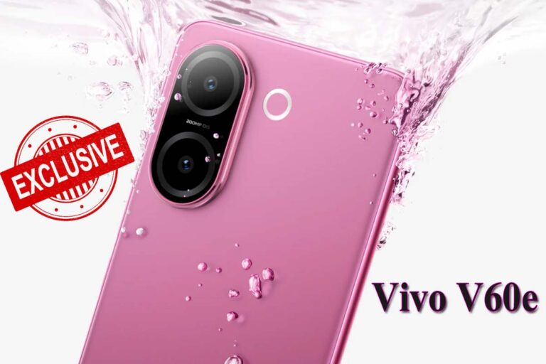 Vivo V60e smartphone with 200MP portrait camera, quad curved display, and luxury design launched in India