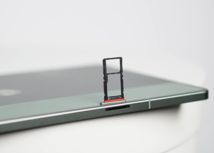 Close-up of Moto Pad 60 Neo 11-inch 2K display playing a video