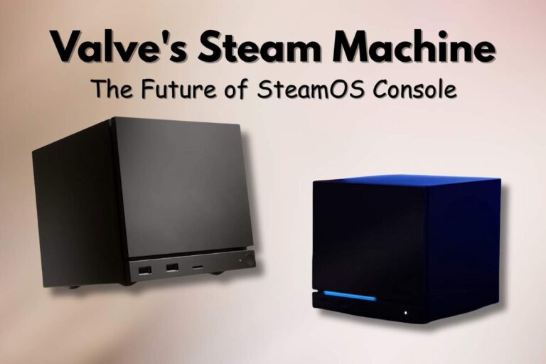 Steam Machine 2026 gaming console with 4K support