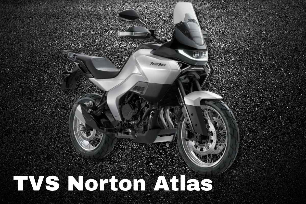 TVS Norton Atlas 2025 adventure bike with 585cc twin engine and advanced electronics suite