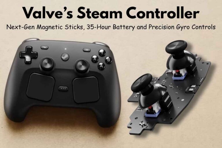 Steam Controller 2026 with magnetic sticks and gyro aiming