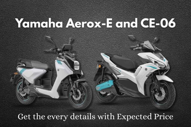 Yamaha Aerox-E and CE-06 electric scooters showcased with full specs, features, and expected India launch in 2026