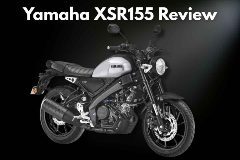 Yamaha XSR155 2025 retro sports bike with LED headlight and 155cc VVA engine