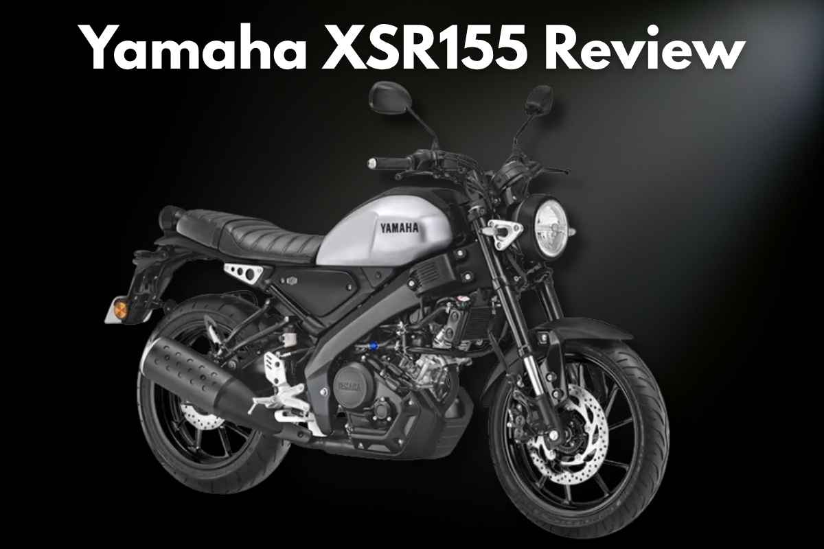 Yamaha XSR155 2025 retro sports bike with LED headlight and 155cc VVA engine