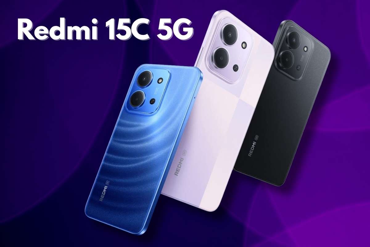 Redmi 15C 5G smartphone featuring 6.9-inch 120Hz display and 6000mAh battery