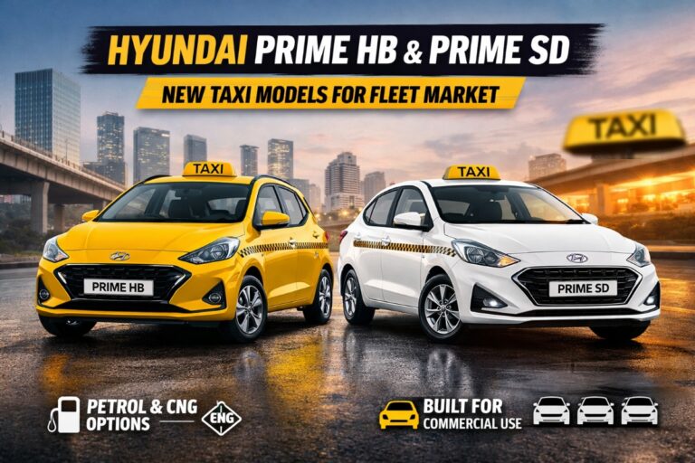 Hyundai Prime HB and Prime SD taxi models launched for fleet operators in India