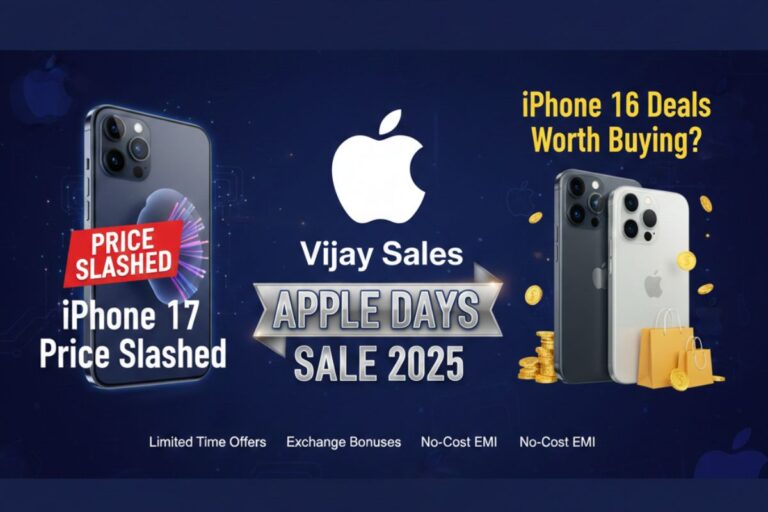 Vijay Sales Apple Days Sale 2025 offering discount on iPhone 17 and iPhone 16 series
