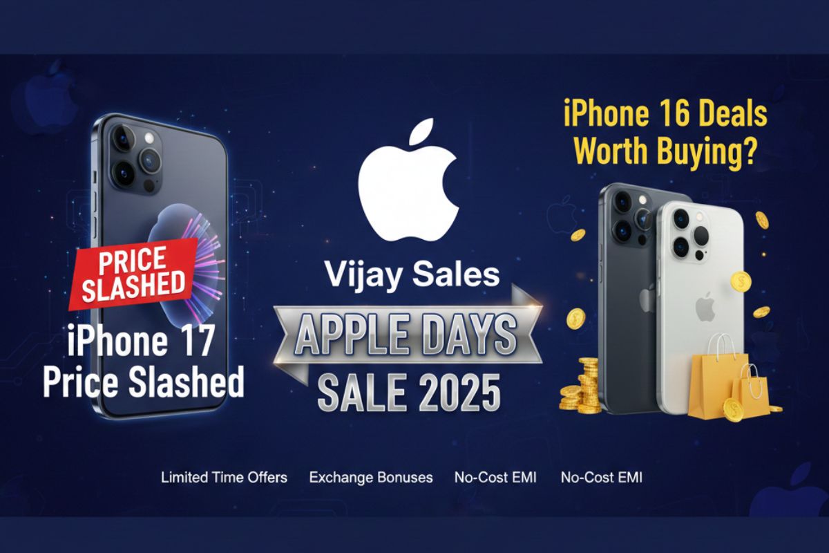 Vijay Sales Apple Days Sale 2025 offering discount on iPhone 17 and iPhone 16 series